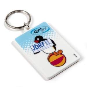 An image of 55mm Rectangle Keyring