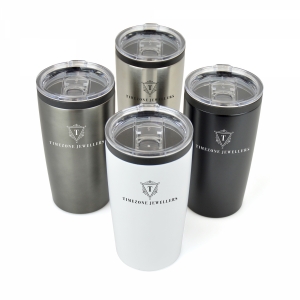 An image of Printed 550ml double walled stainless steel tumbler - Sample